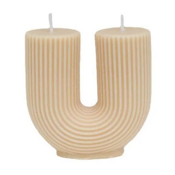U-Shaped Scented Candle